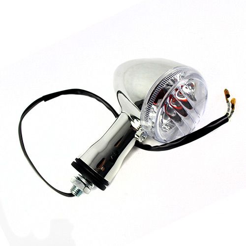 PISCA INTRUDER 125 DIANT ESQ/DIR (CROMADO) LENTE BRANCA w 1821