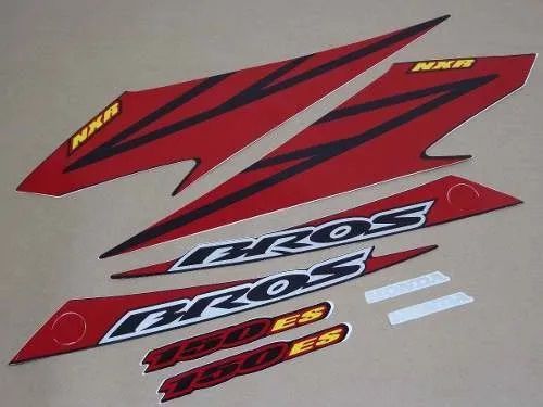 KIT DE FAIXAS NXR 150 PRETA 2008 ES k