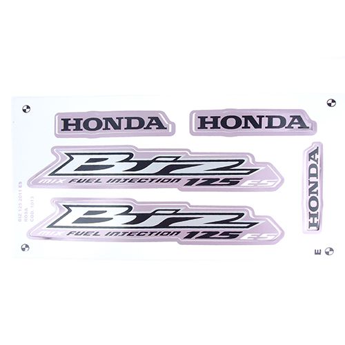 KIT DE FAIXAS BIZ 125 ROSA 2011 ES - J
