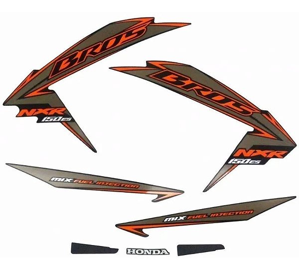KIT DE FAIXAS NXR 150 PRETA 2011 ES k