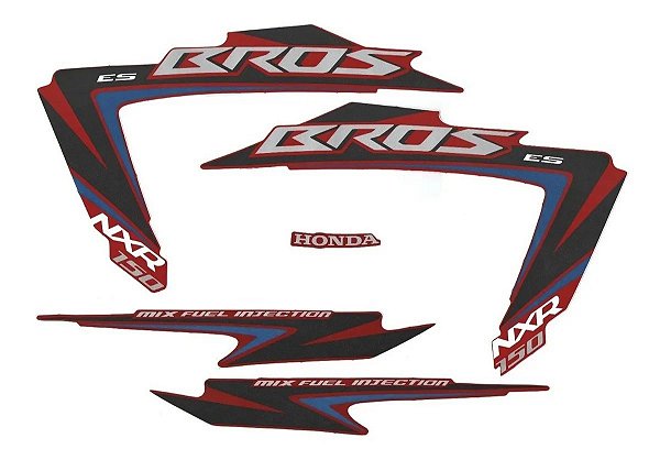 KIT DE FAIXAS NXR 150 VERM 2012 ES k
