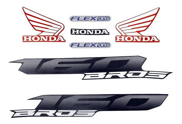 KIT DE FAIXAS NXR 160 VERM 2016 ESD w