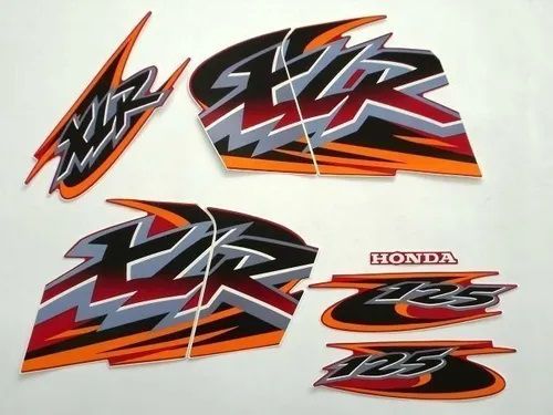 KIT DE FAIXAS XLR 125 VERM 2001 KS &&