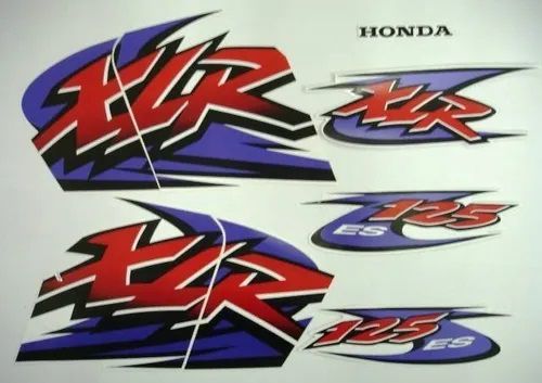 KIT DE FAIXAS XLR 125 BRANCO 2001 ES k