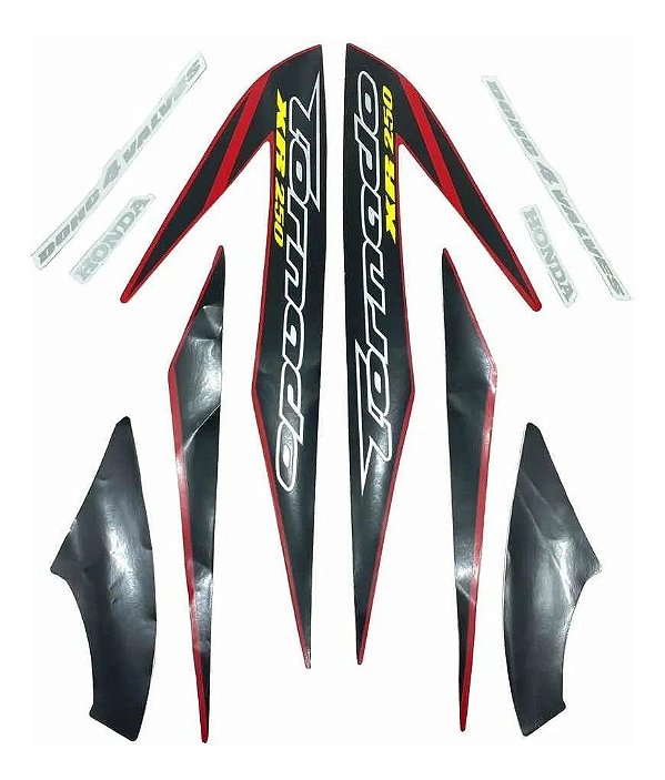 KIT DE FAIXAS XR 250 VERM 2007 k