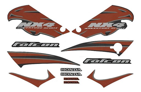 KIT DE FAIXAS FALCON LARANJA 2007 &&