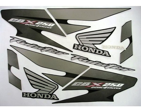 KIT DE FAIXAS CBX 250 PRETO 2007 TM0535