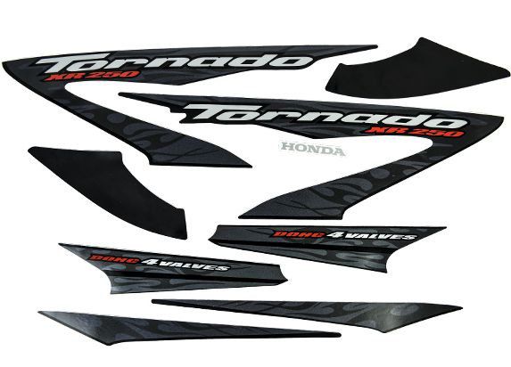 KIT DE FAIXAS XR 250 PRETO 2008 J