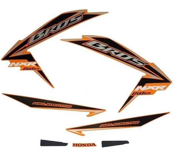 KIT DE FAIXAS NXR 150 LARANJA 2010 ES k