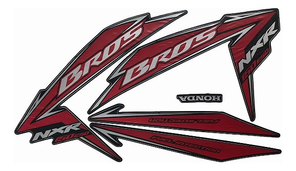KIT DE FAIXAS NXR 150 PRETA 2010 ESD k TM1246