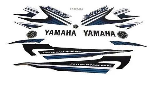 KIT DE FAIXAS XTZ 125 PRETO 2008 k