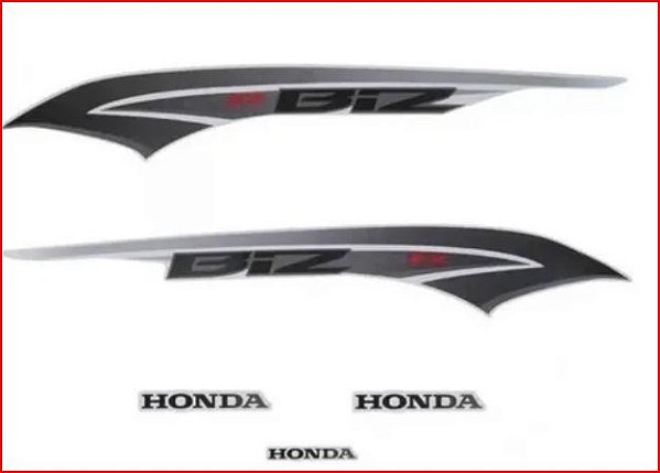 KIT DE FAIXAS BIZ 125 BRANCA 2013 EX -k