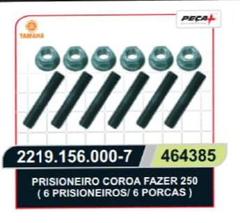PARAFUSO COROA FAZER 250/LANDER 250/TENERE 250 (KIT) 464385 j