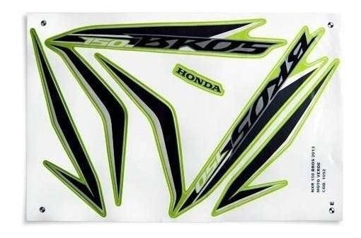 KIT DE FAIXAS NXR 150 VERDE 2013 ES/ESD k
