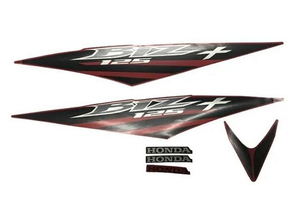 KIT DE FAIXAS BIZ 125 VERM 2008 BIZ + -k