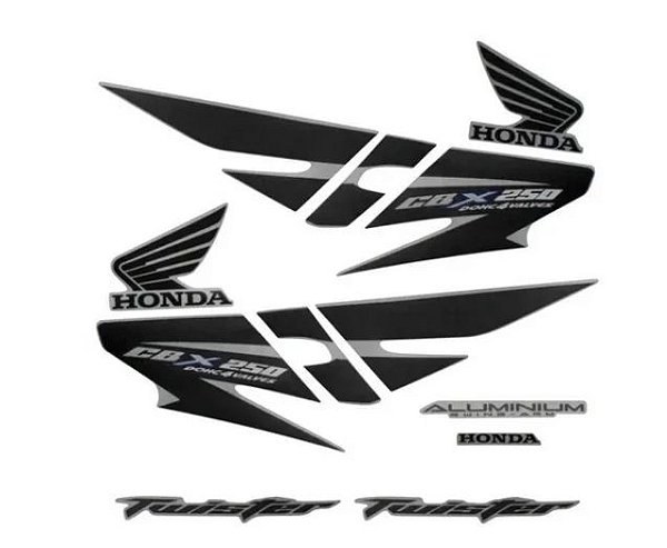 KIT DE FAIXAS CBX 250 PRATA 2007 J