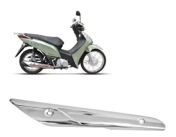 PROTETOR ESCAPE BIZ 125 09/17 CROMADO MA k