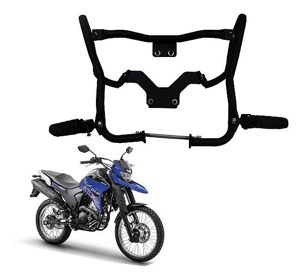 PROTETOR CARENAGEM XTZ LANDER 250 2019/24 PRETO C/ PEDALEIRA MA J