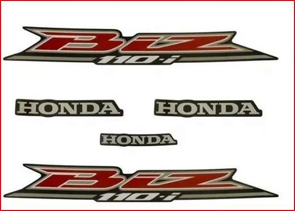 KIT DE FAIXAS BIZ 110 PRETA 2016 -k