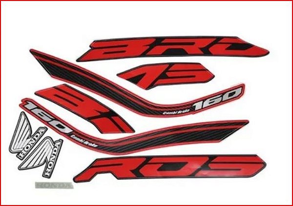KIT DE FAIXAS NXR 160 VERM 2018 ESDD J