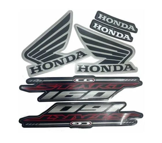 KIT DE FAIXAS CG 160 START CINZA 2020/21 J