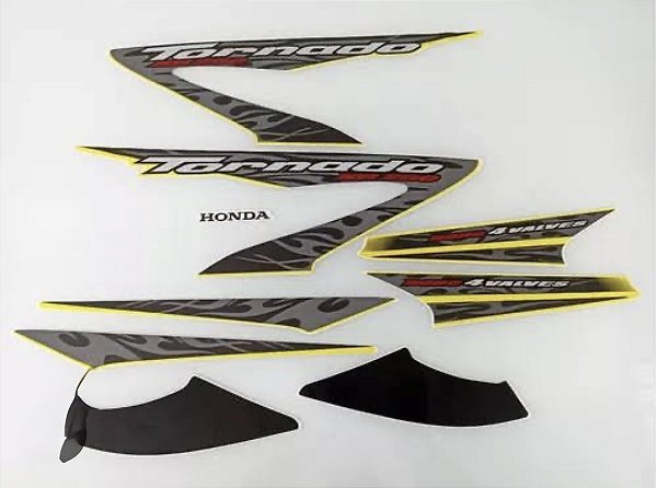 KIT DE FAIXAS XR 250 AMARELO 2008 k