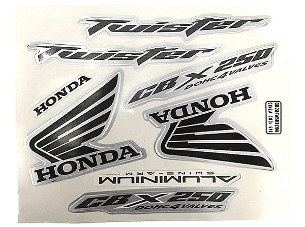 KIT DE FAIXAS CBX 250 PRATA 2006 &