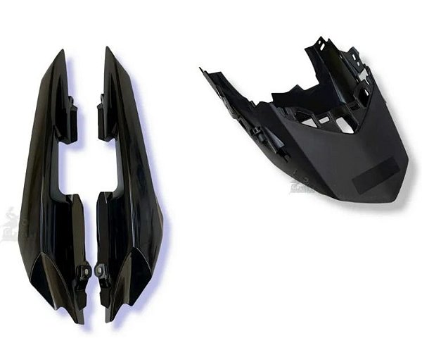 KIT RABETA FAZER 150 PRETO 2014/15 E 18/19 /(3 PEÇAS ) J