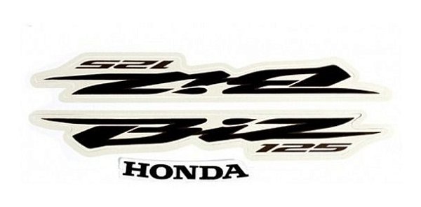 KIT DE FAIXAS BIZ 125 PRETA 2018 -k