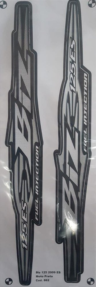KIT DE FAIXAS BIZ 125 PRETA 2009 ES -k TM1131