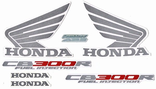 KIT DE FAIXAS CB 300 PRETA 2010 w