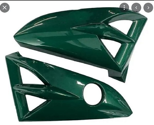 ABA DO TANQUE YBR 125 VERDE 2006/07 w