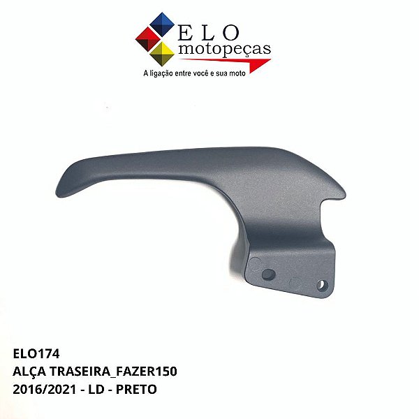 ALÇA TRAS FAZER 150 2016/2021 L/D PRETO MOD ORIG J