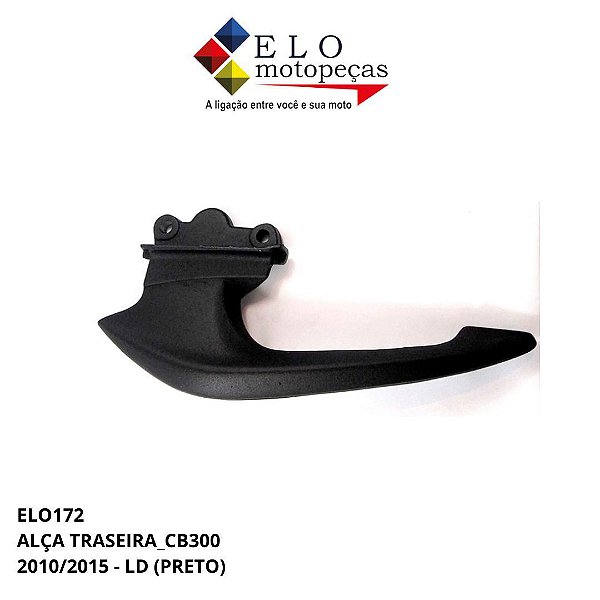 ALÇA TRAS CB 300 2009/2015 L/D PRETO MOD ORIG J