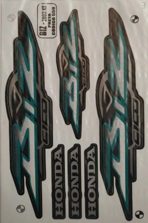 KIT DE FAIXAS C-100 BIZ PRETA 2003 KS -K