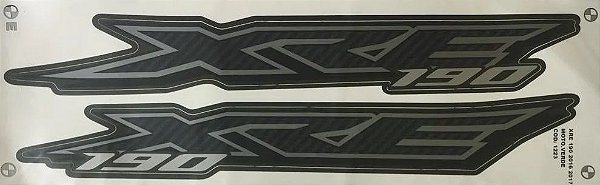 KIT DE FAIXAS XRE 190 VERDE 16/17 w