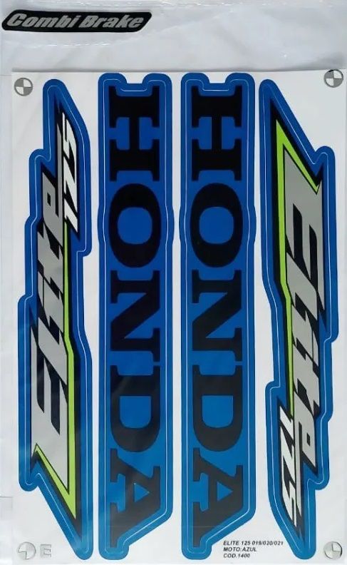 KIT DE FAIXAS ELITE 125 AZUL 2019/2021 w