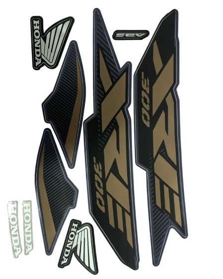 KIT DE FAIXAS XRE 300 CINZA 2022 w