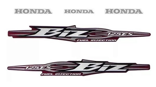 KIT DE FAIXAS BIZ 125 VERM 2009 ES -k