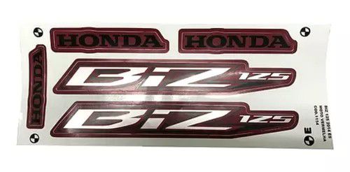 KIT DE FAIXAS BIZ 125 VERM 2014 ES - J