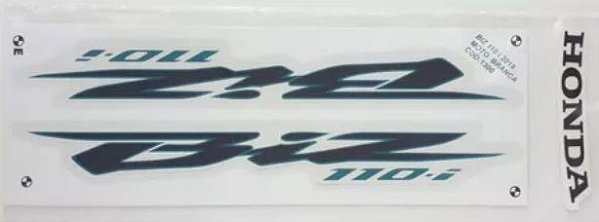 KIT DE FAIXAS BIZ 110 BRANCA 2019 -k
