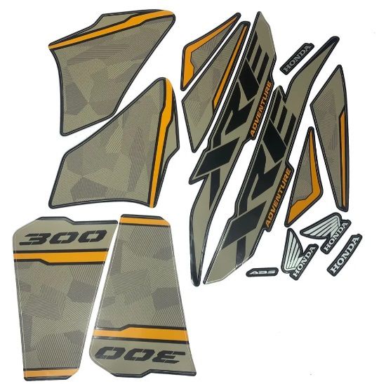 KIT DE FAIXAS XRE 300 CINZA 2022 ADVENTURE w