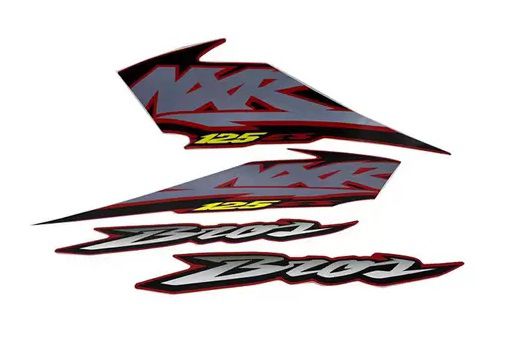 KIT DE FAIXAS NXR 125 VERM 2004 ES k