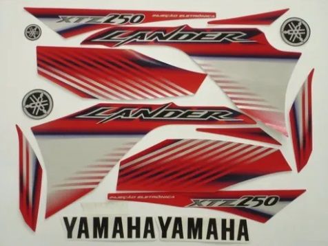 KIT DE FAIXAS LANDER 250 VERM 2009 J