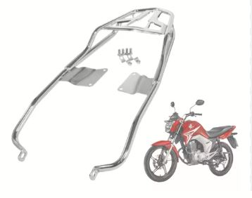 BAGAGEIRO TITAN 160 2016 FIXAÇÃO NO AMORTECEDOR j