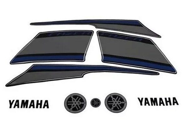 KIT DE FAIXAS FAZER 250 PRETA 2014 J