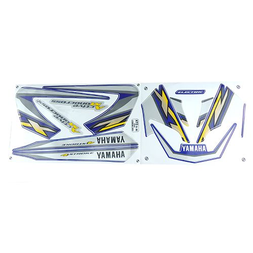KIT DE FAIXAS XTZ 125 AZUL 2003 K E E k