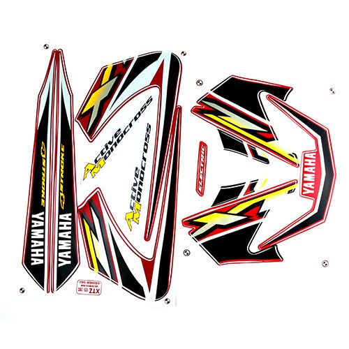 KIT DE FAIXAS XTZ 125 VERM 2003 K E E k