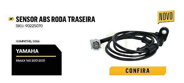 SENSOR RODA TRAS N MAX 160 2021/2022 ABS (TRAS )MAGNETRON J