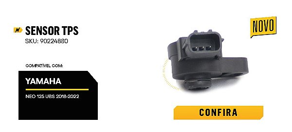 SENSOR MAP HÍBRIDO NEO 125 UBS 2018/2022 (MAGNETRON) TPS J